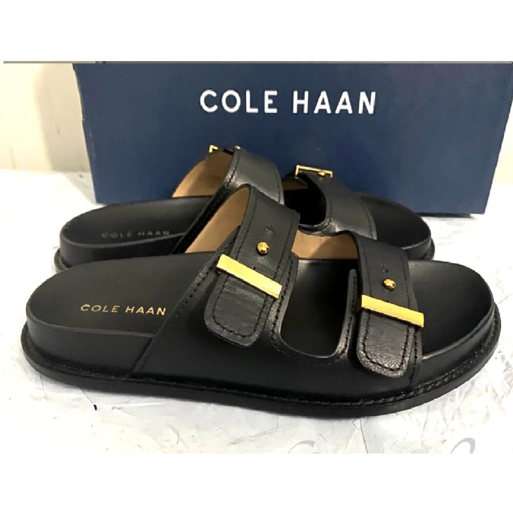 NEW Cole Haan Women's Marisol Footbed Leather Sandals